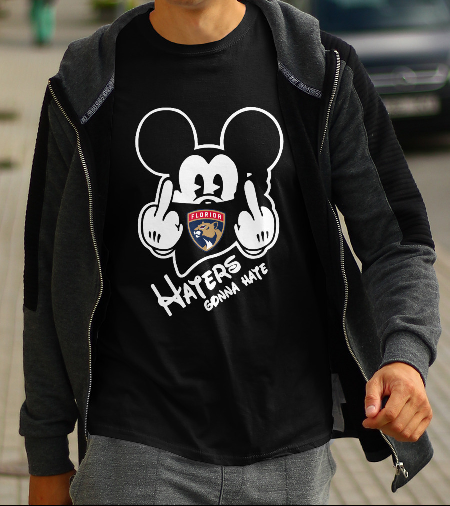 Florida Panthers Haters Gonna Hate Mickey T-Shirt