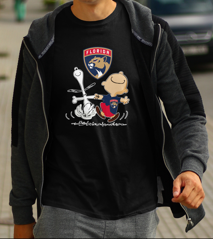Florida Panthers Dancing Characters Iconic Sports T-Shirt