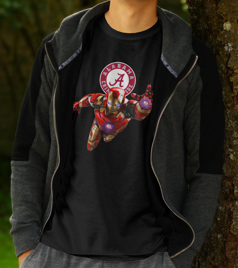 Alabama Crimson Tide Iron Man Crossover T-Shirt