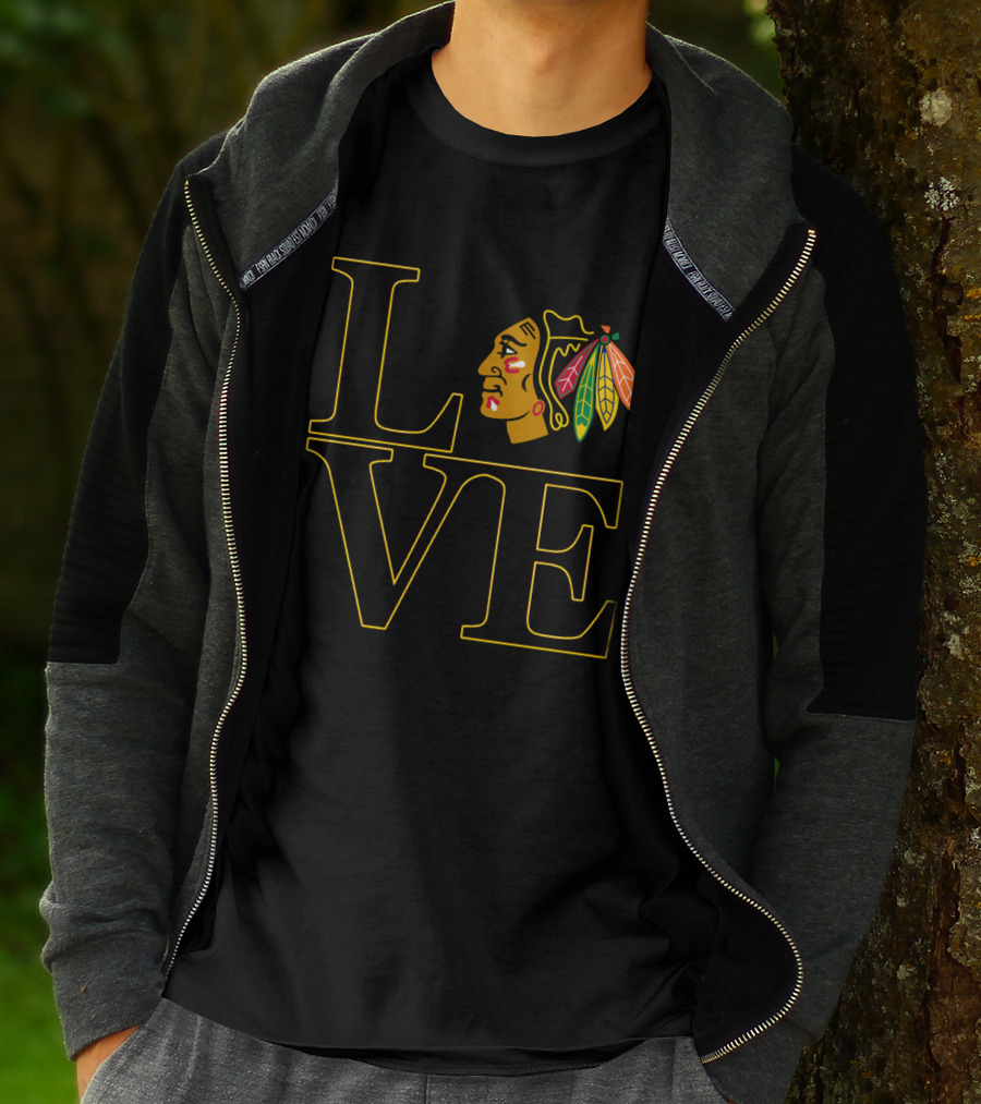 Love Chicago Blackhawks T-Shirt
