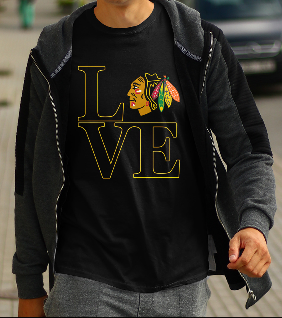 Love Chicago Blackhawks T-Shirt
