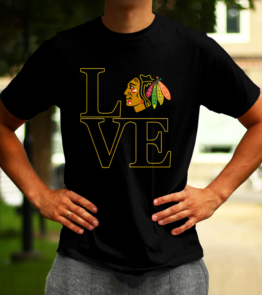 Love Chicago Blackhawks T-Shirt