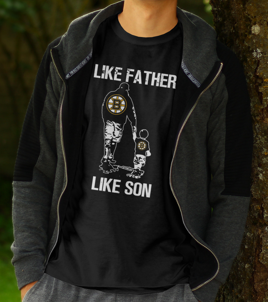 Like Father Like Son Boston Bruins T-Shirt