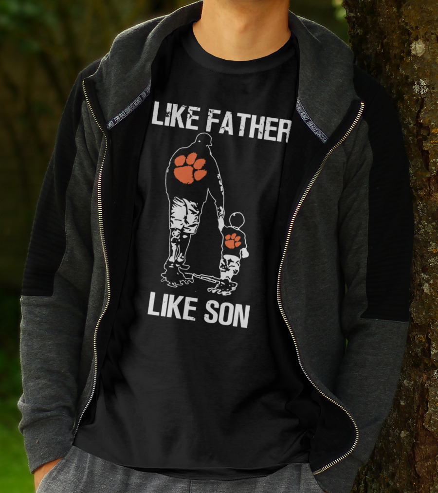 Like Father Like Son Clemson Tigers Football T-Shirt