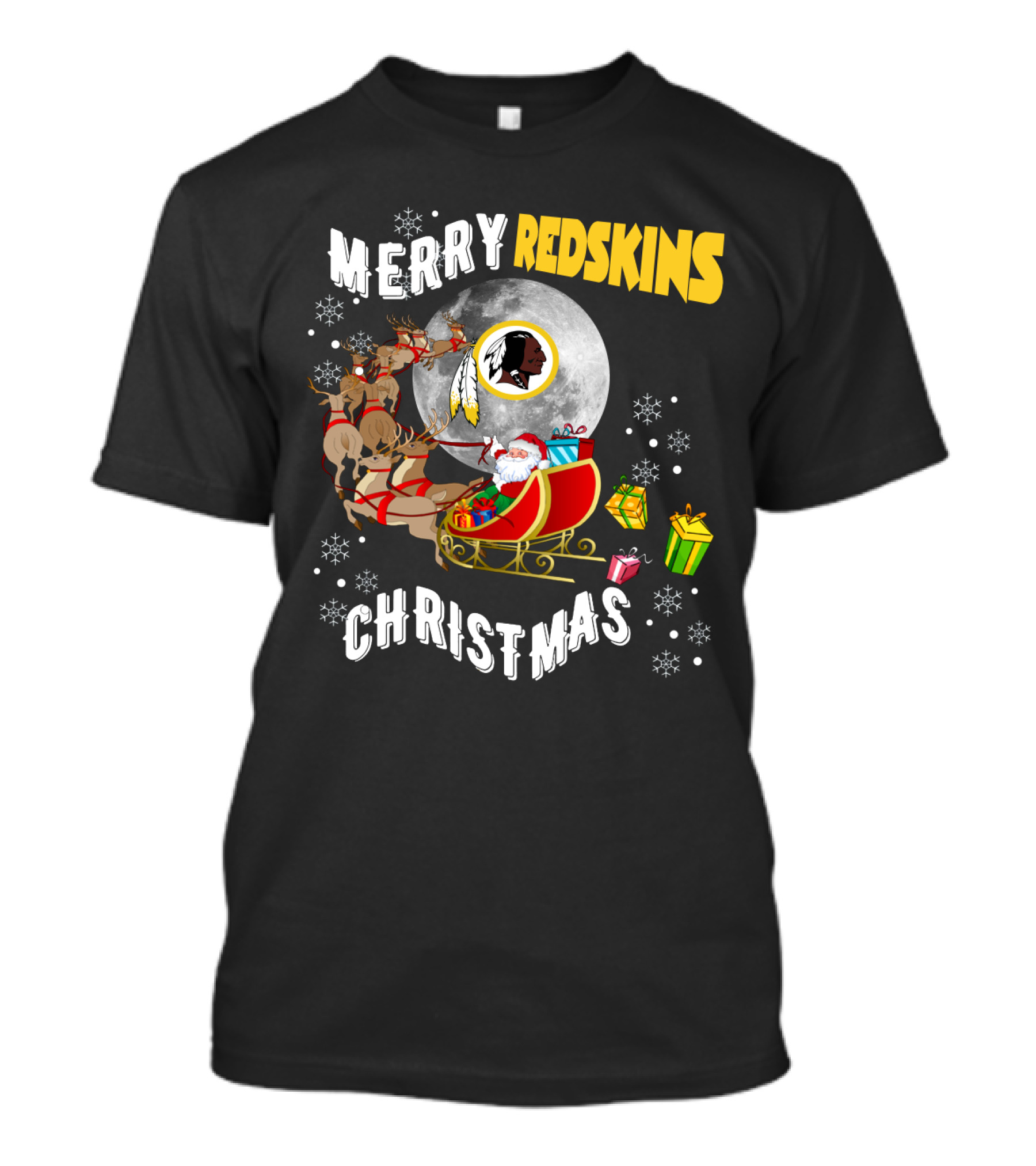 Merry Redskins Christmas T-Shirt