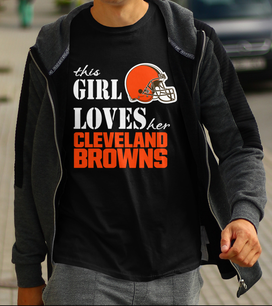 This Girl Loves Her Cleveland Browns T-Shirt