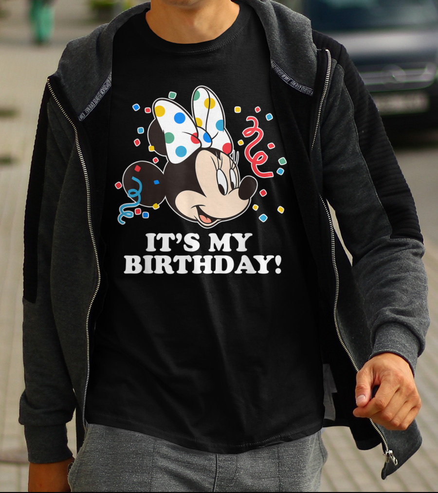 Minnie Mouse It's My Birthday Celebration T-Shirt
