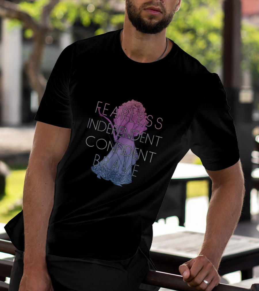 Fearless Independent Confident Brave Disney Films T-Shirt