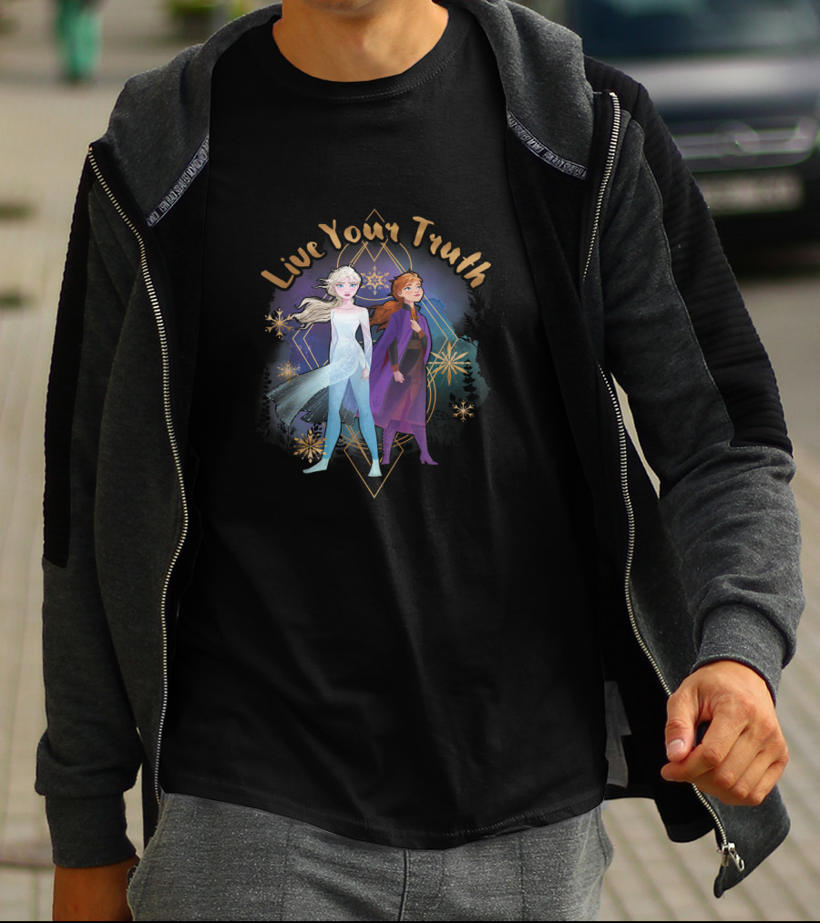 Live Your Truth Disney Frozen Princesses T-Shirt