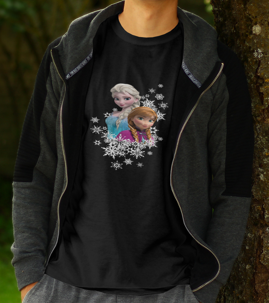 Frozen Elsa Anna Snowflakes Magic T-Shirt