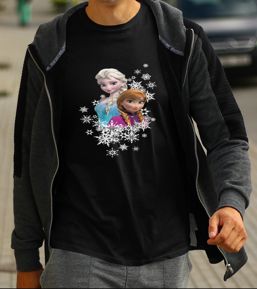 Frozen Elsa Anna Snowflakes Magic T-Shirt