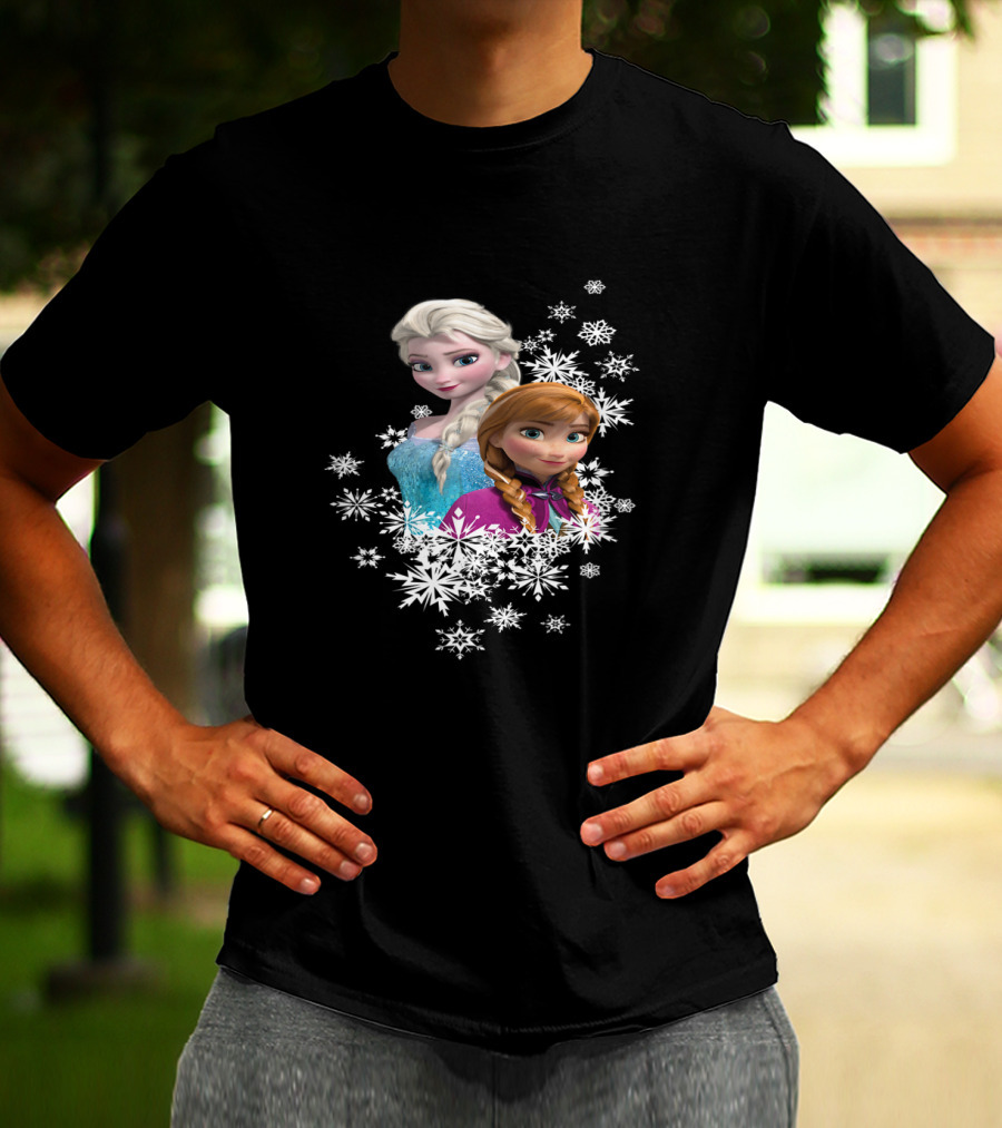 Frozen Elsa Anna Snowflakes Magic T-Shirt