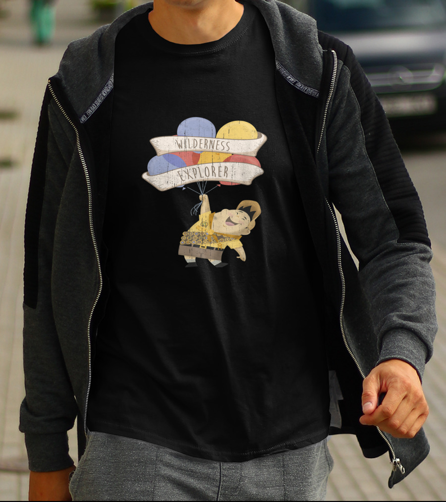 Wilderness Explorer Up Balloons Disney Films T-Shirt