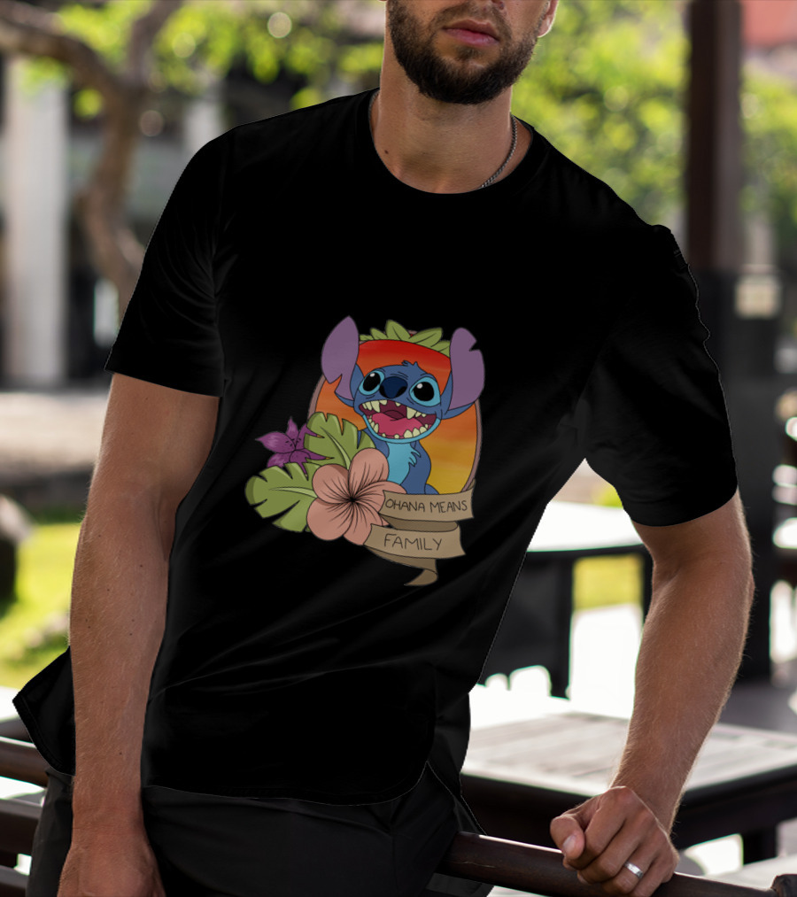 Ohana Means Family Disney Films Stitch T-Shirt