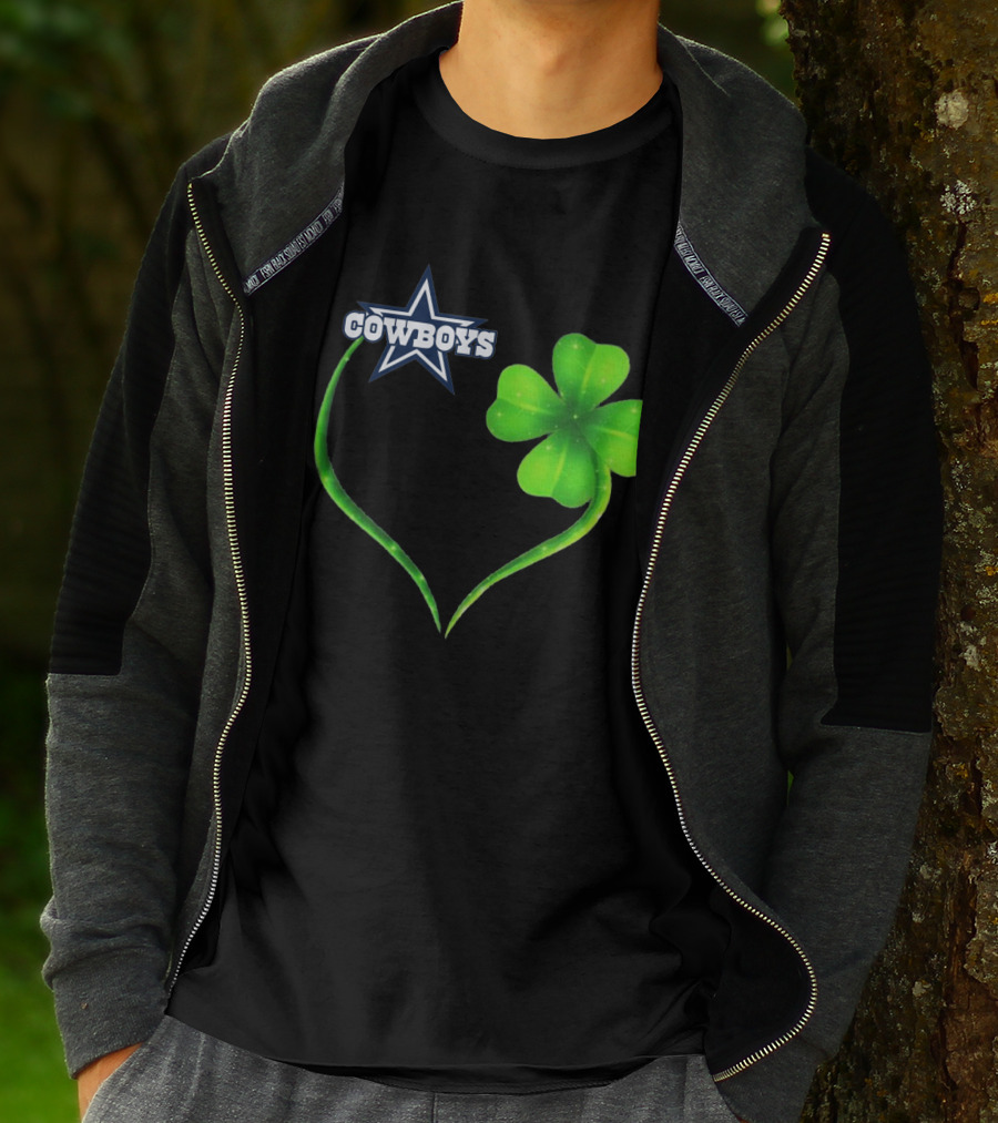 Cowboys Star Clover Heart T-Shirt