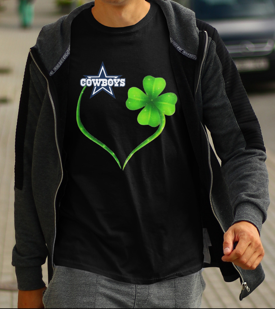 Cowboys Star Clover Heart T-Shirt