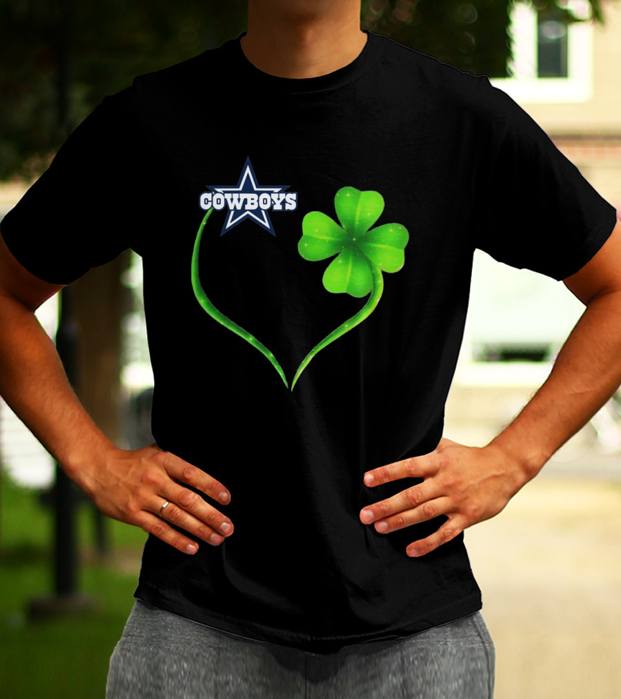 Cowboys Star Clover Heart T-Shirt