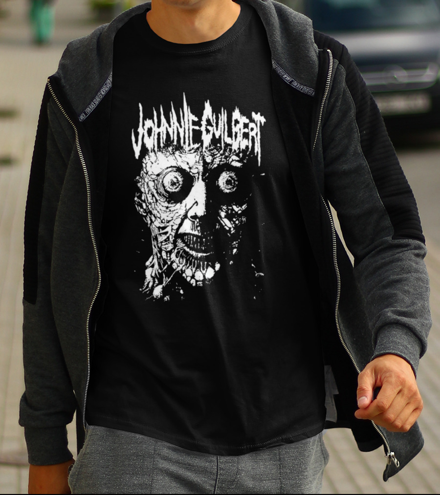 Johnnie Guilbert Haunted Soul Horror Face T-Shirt