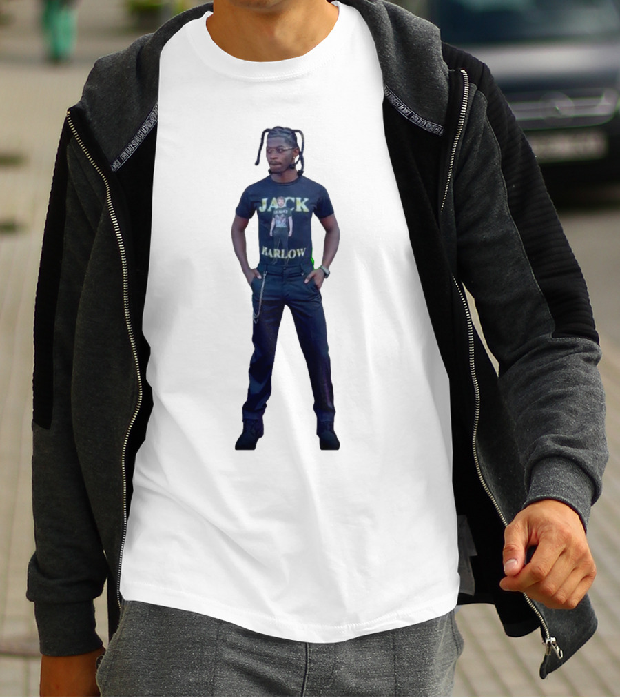 JACK HARLOW Lilnas Graphic Tee With Full Body Pose T-Shirt
