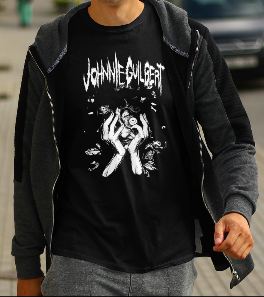 Johnnieguilbert Tortured Mind Eyes And Hands Horror T-Shirt