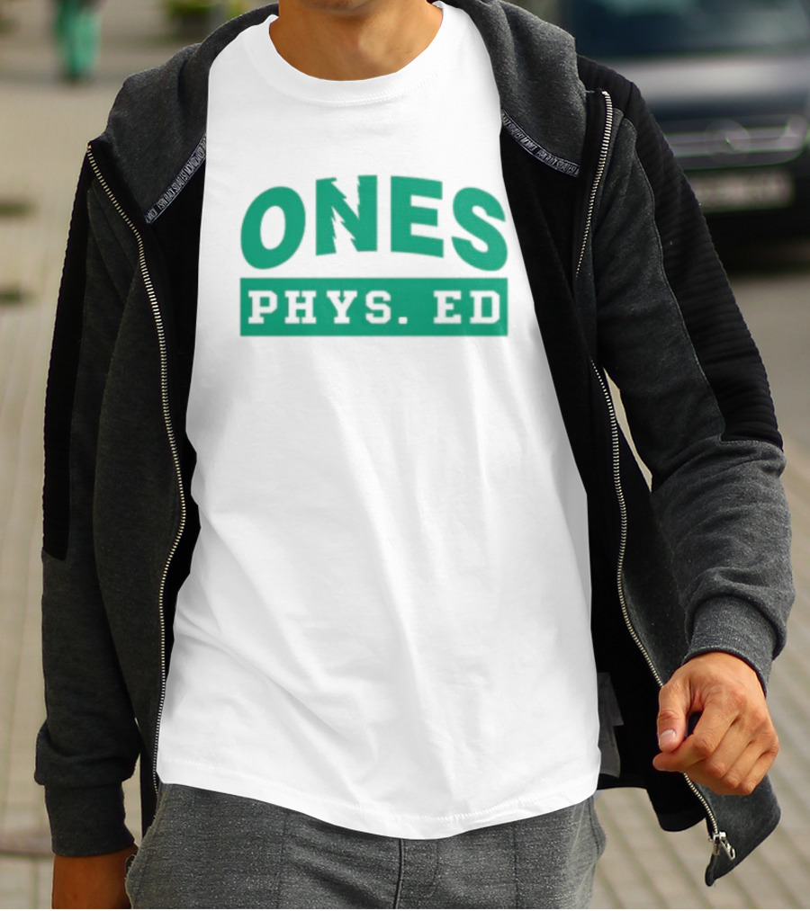 ONES Phys Ed Retro Sports Logo Vintage Gym T-Shirt