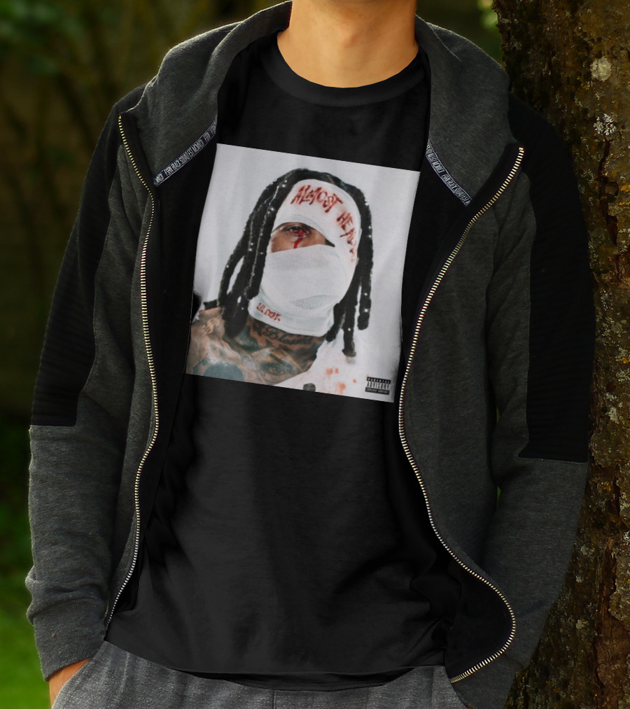 Lil Durk Almost Healed Bandaged Face Album T-Shirt