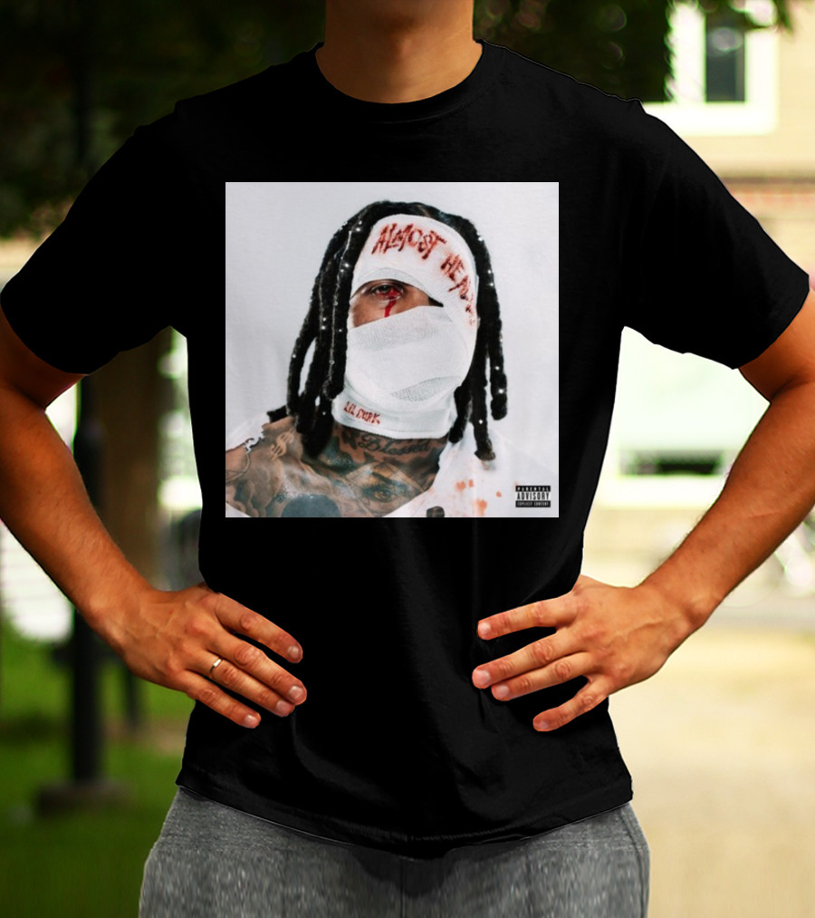Lil Durk Almost Healed Bandaged Face Album T-Shirt