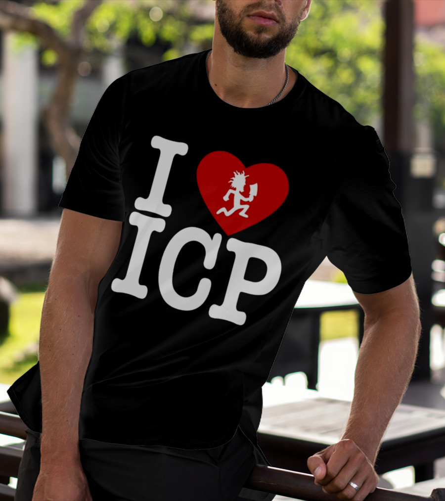 I Heart ICP Hatchetman Red Heart Iconic T-Shirt