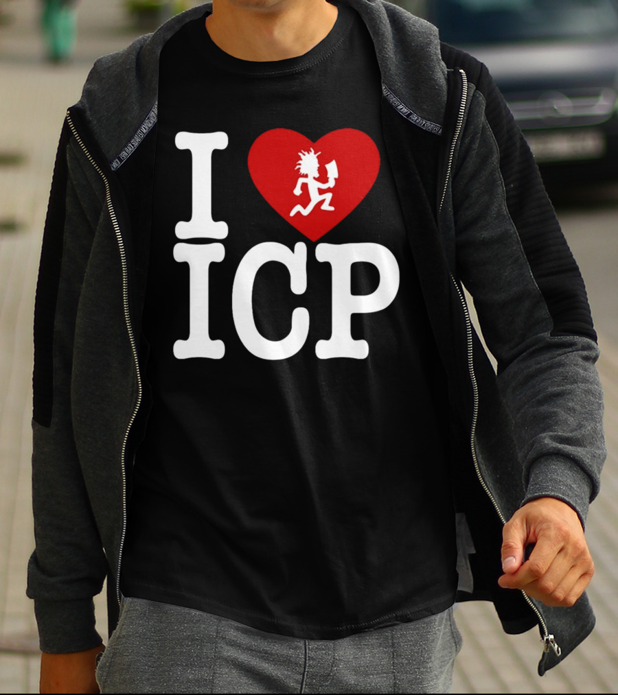 I Heart ICP Hatchetman Red Heart Iconic T-Shirt