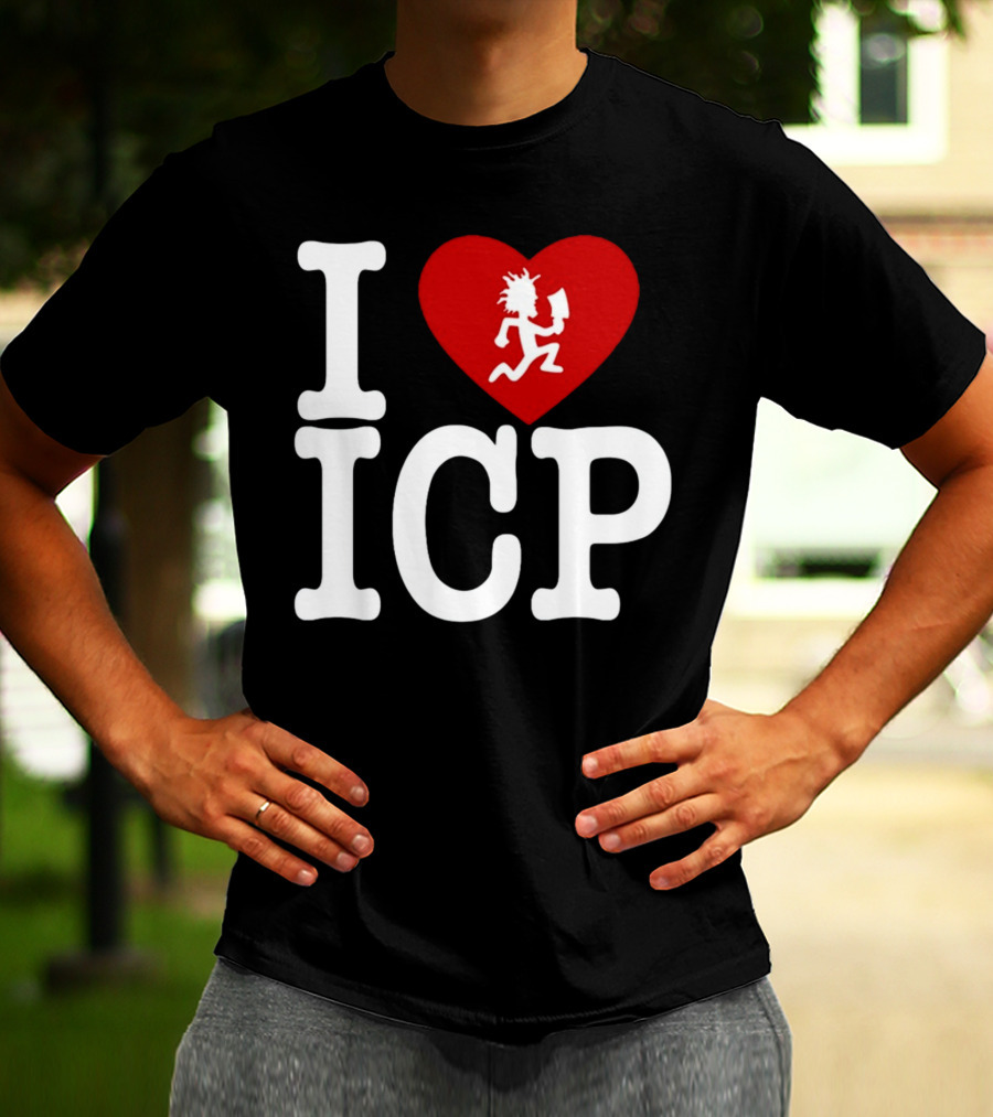 I Heart ICP Hatchetman Red Heart Iconic T-Shirt