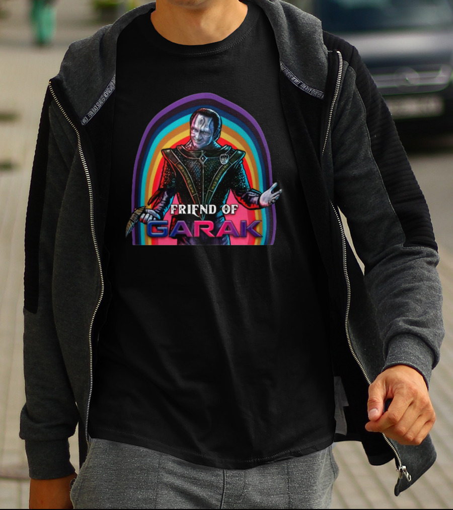 Friend Of Garak Star Trek Rainbow Garak T-Shirt