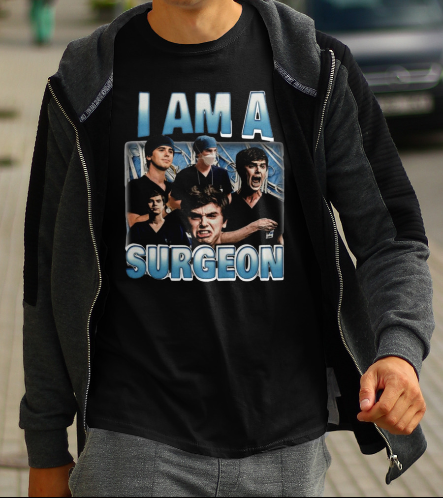 I Am A Surgeon Collage Featuring Multiple Emotions T-Shirt