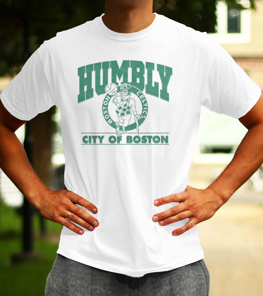 Humbly Boston Celtics City Of Boston Jayson Tatum T-Shirt