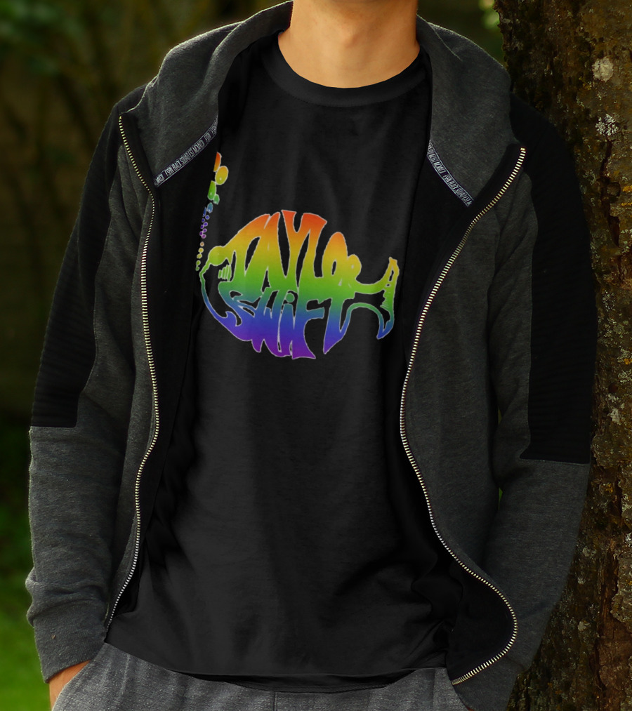 Taylor Swift Phish Logo Rainbow Bubbles T-Shirt