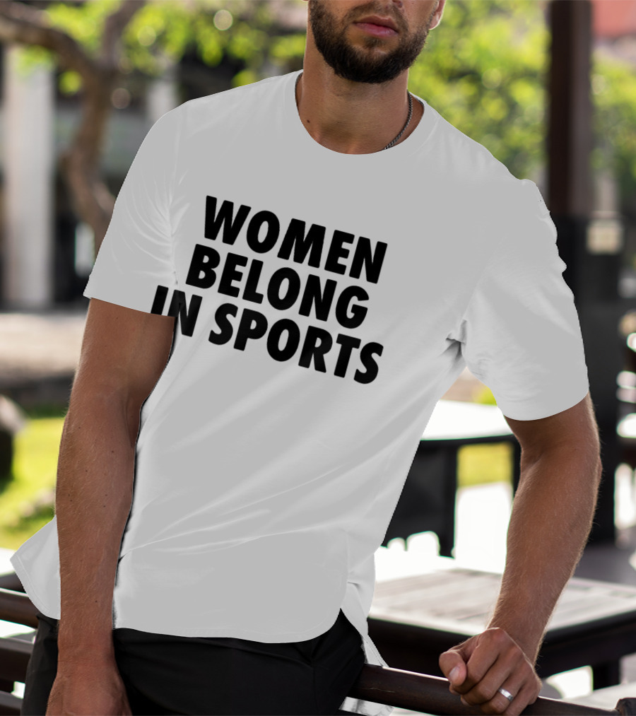 Jomboy Media Women Belong In Sports Empowerment Message T-Shirt