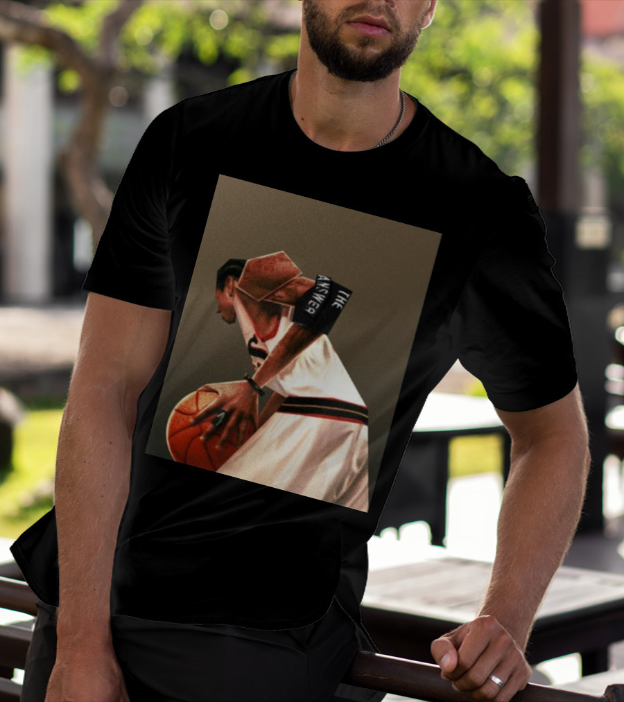 The Answer Allen Iverson Abstract Basketball T-Shirt