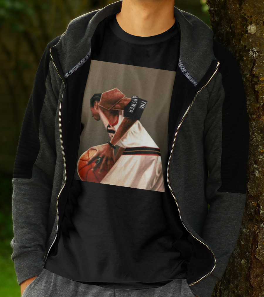 The Answer Allen Iverson Abstract Basketball T-Shirt