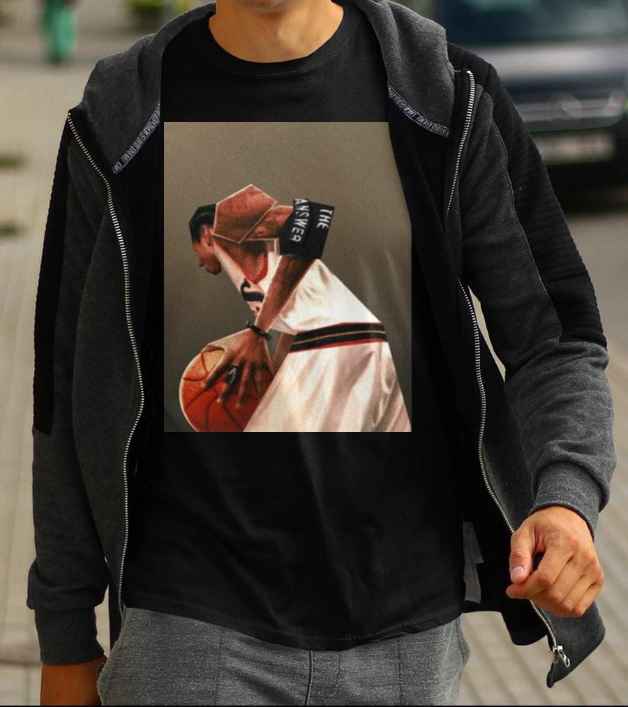 The Answer Allen Iverson Abstract Basketball T-Shirt
