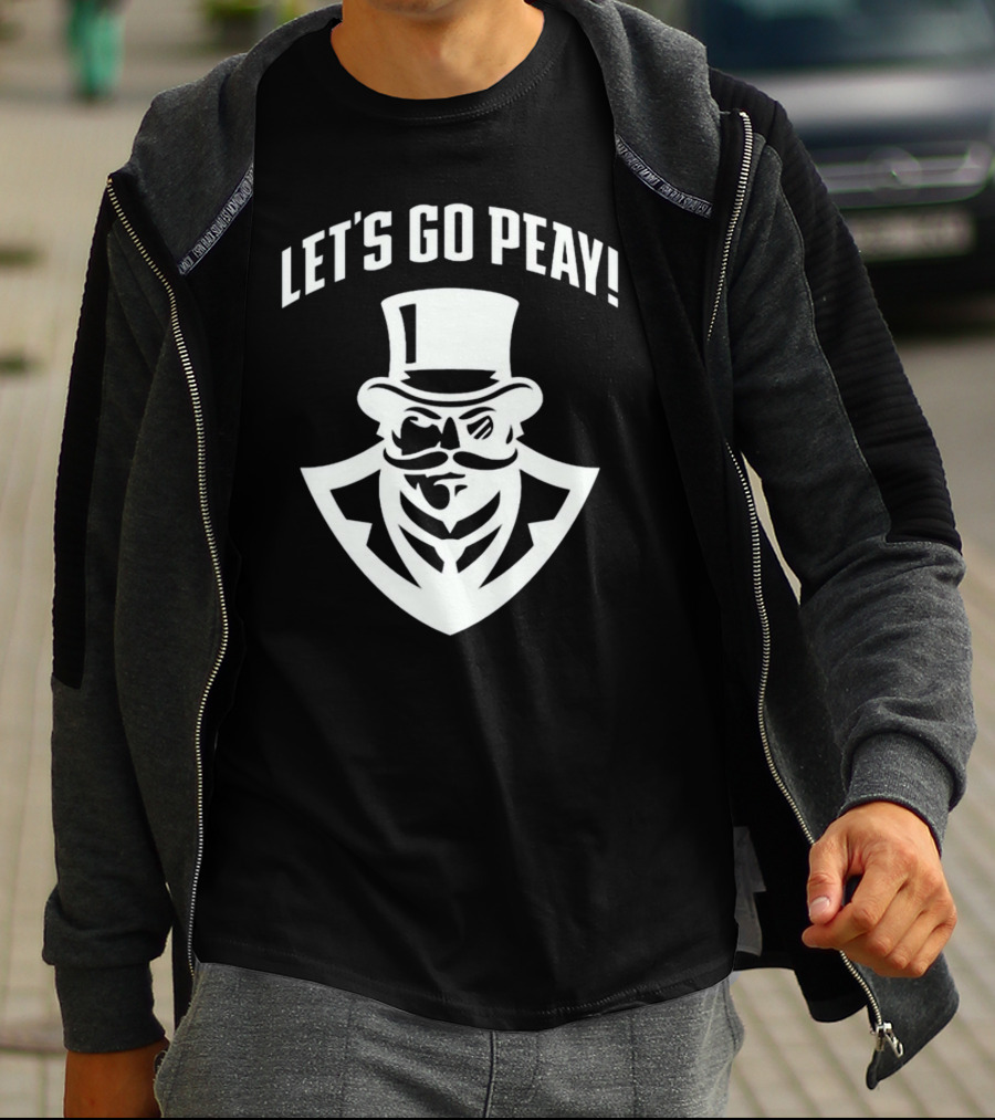 Let's Go Peay Governor Mascot T-Shirt