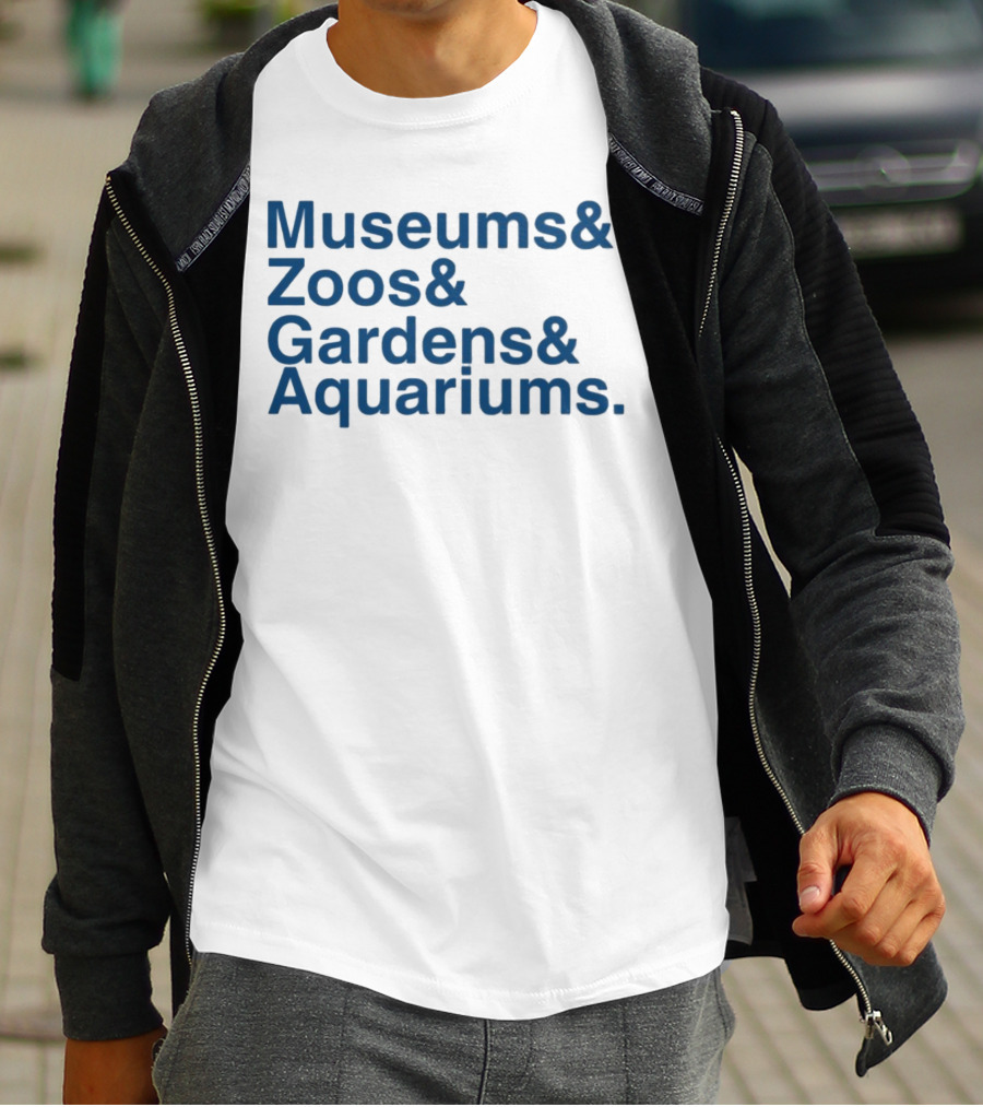 Museums And Zoos And Gardens And Aquariums Team Encurate T-Shirt