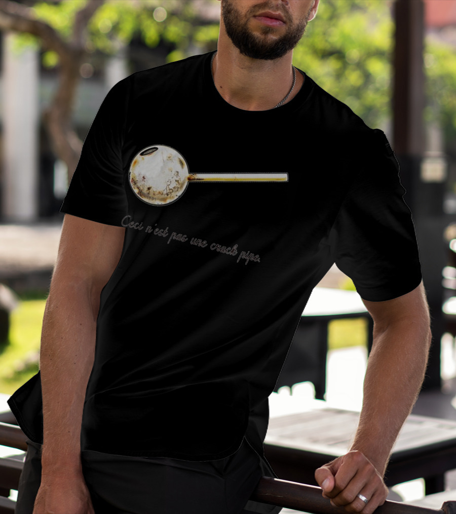 Ceci N'est Pas Une Crack Pipe Rene Magritte Reference T-Shirt