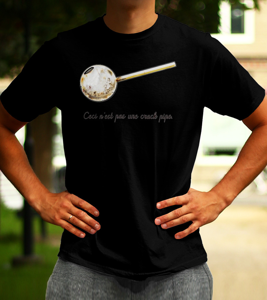 Ceci N'est Pas Une Crack Pipe Rene Magritte Reference T-Shirt