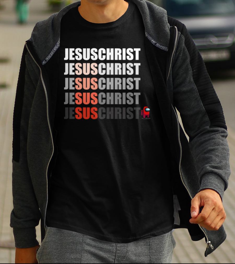 Jesus Christ Sus Among Us Meme T-Shirt