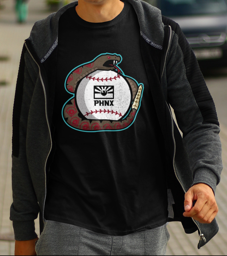 PHNX Baseball Rattlesnake Diamond Back T-Shirt