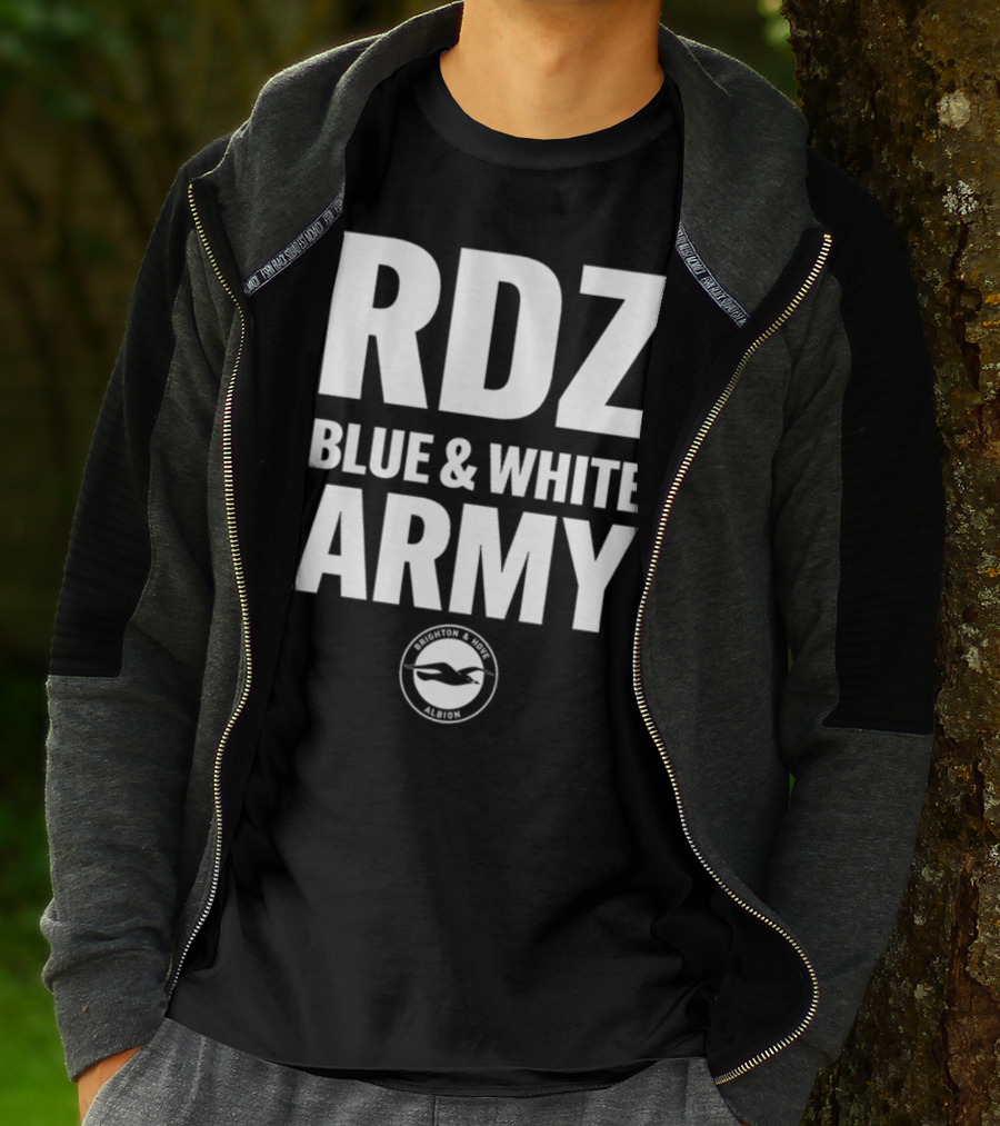 RDZ Blue And White Army Brighton And Hove Albion T-Shirt