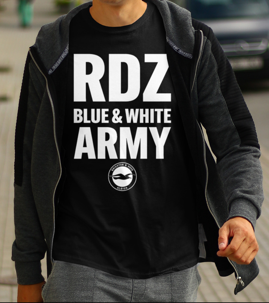 RDZ Blue And White Army Brighton And Hove Albion T-Shirt