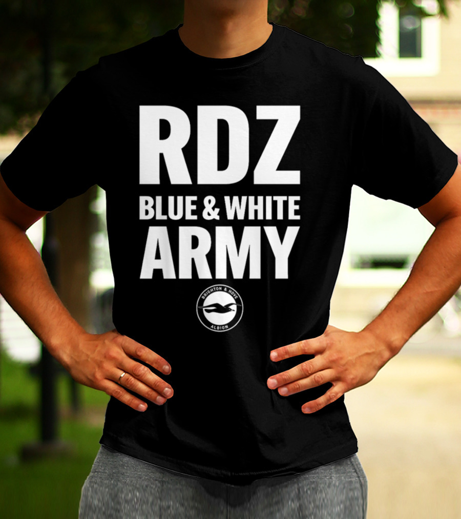 RDZ Blue And White Army Brighton And Hove Albion T-Shirt