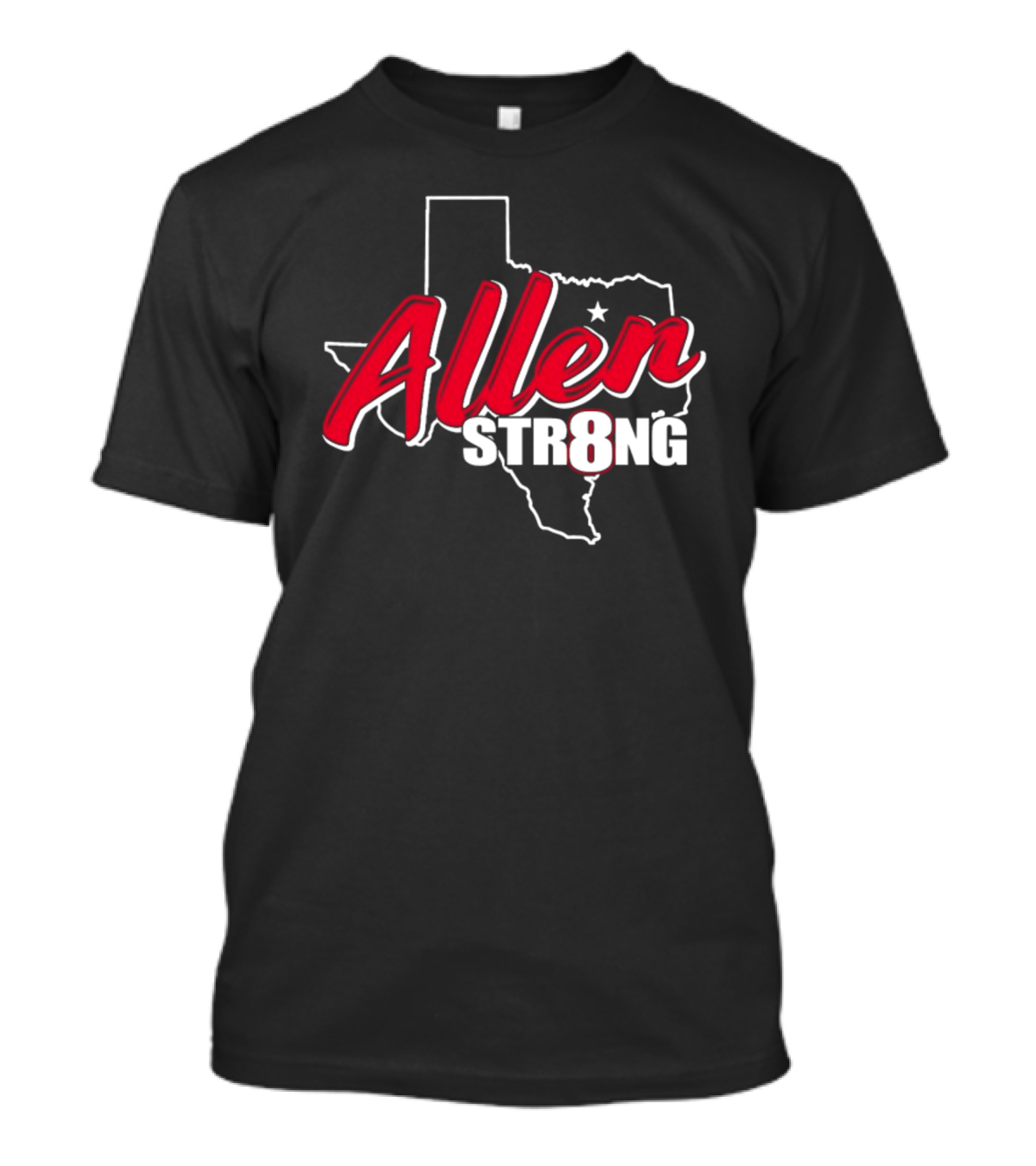 Allen STR8NG Texas Outline T-Shirt