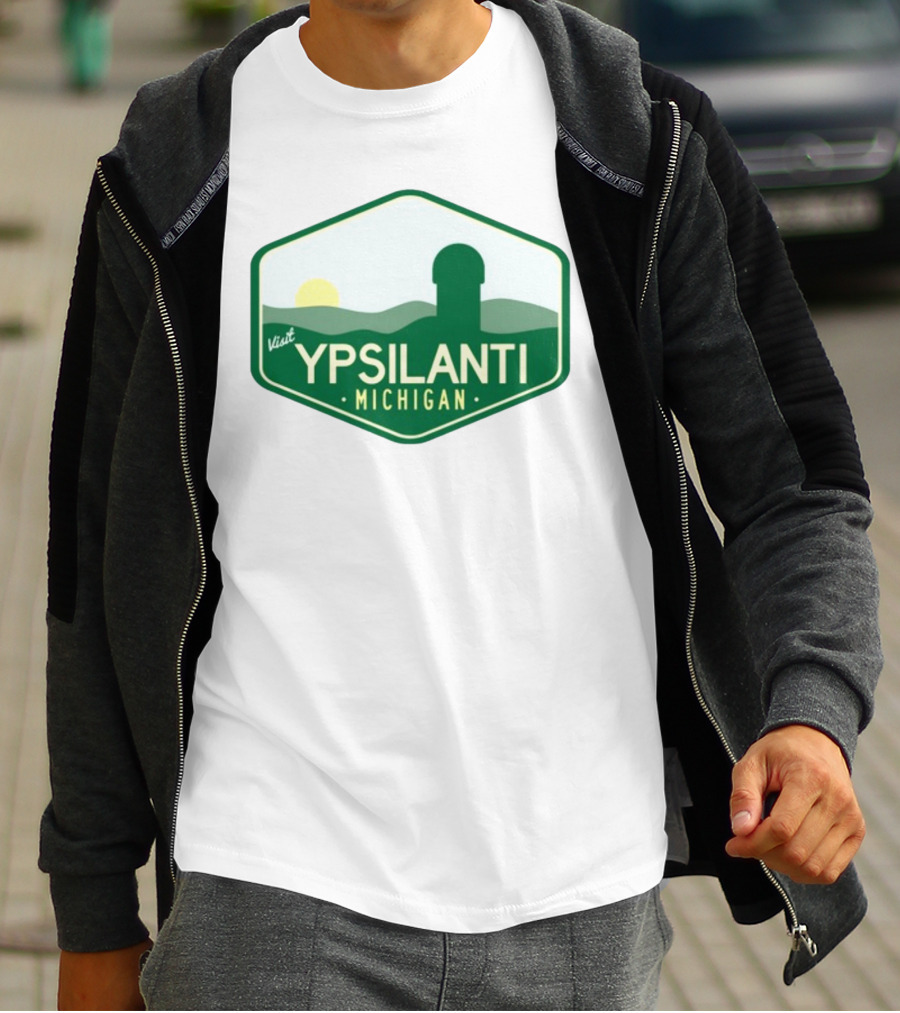 Visit Ypsilanti Michigan Scenic Landscape T-Shirt