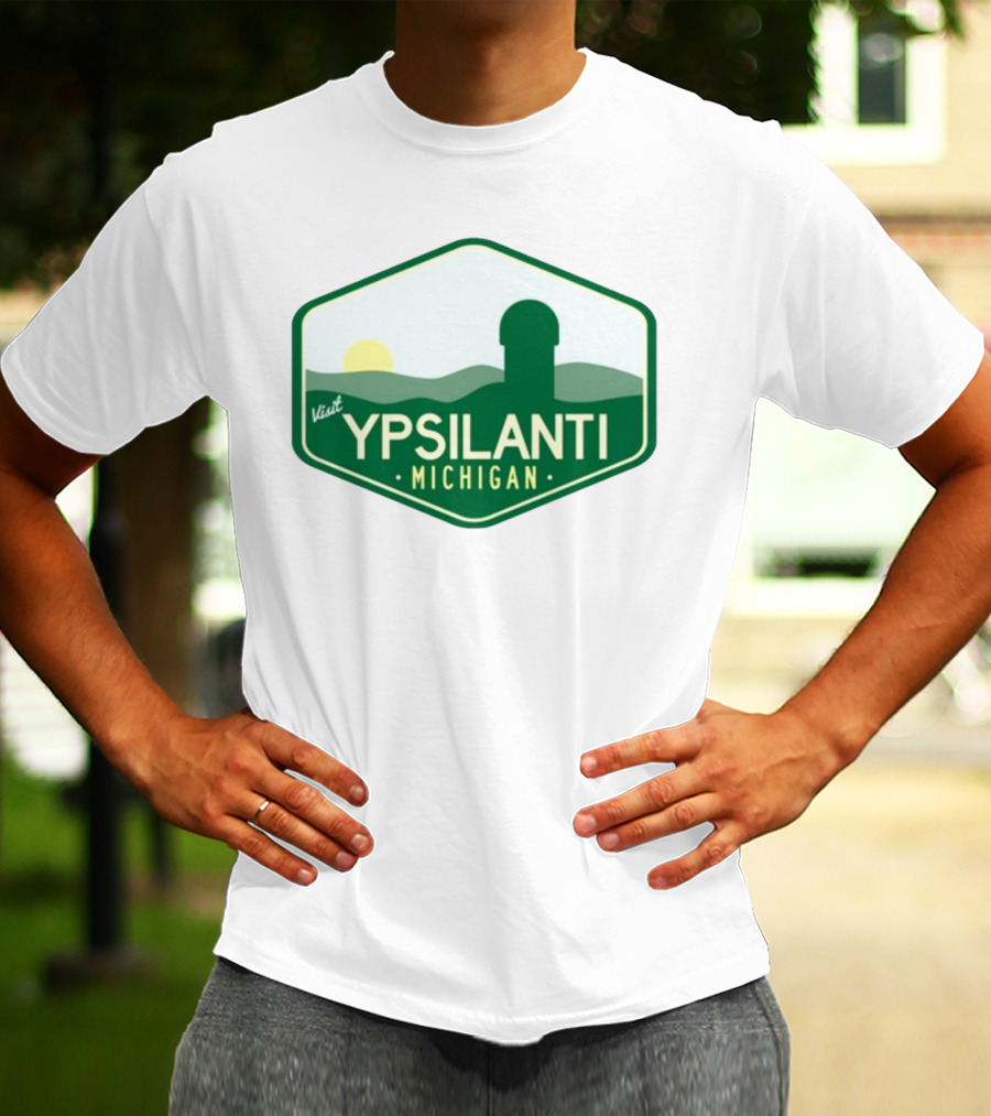 Visit Ypsilanti Michigan Scenic Landscape T-Shirt